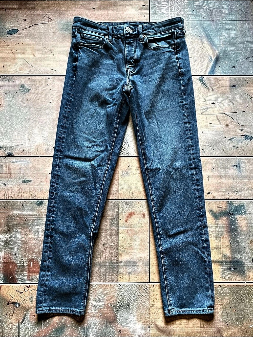 American Eagle Women’s “Tomgirl” Blue Jeans Size 4 Long